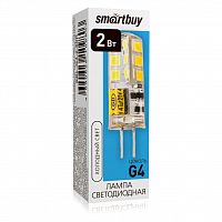Лампа светодиодная SMARTBUY G4 2Вт 12V 6000К G4 (10/500) (SBL-G4-2-60K)
