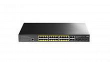 Коммутатор CUDY GS2028PS4-300W управляемый 300Вт  PoE уровня 2 с 28 портами(1/5) (80003062)