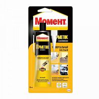 606036 Момент Герметик Универсальный, белый, 85 мл, БЛ-1шт. (1/24/1536) (C0040354)