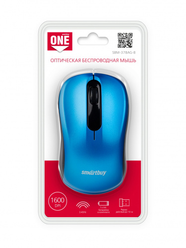 Беспроводная мышь Smartbuy ONE 378 (SBM-378AG-B) синий (1/40) фото 2