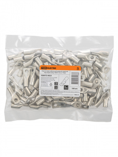 Наконечник TDM ТМЛ-Р 25-6-7 (100/1200) (SQ0572-0023) фото 2 Наконечник TDM ТМЛ-Р 25-6-7 (100/1200) (SQ0572-0023) фото 2