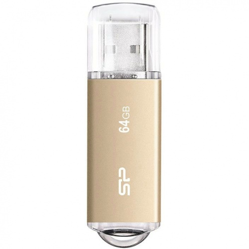 Флеш-накопитель USB  64GB  Silicon Power  Ultima II  шампанское (SP064GBUF2M01V1C)