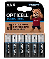 Элемент питания OPTICELL TURBO MAX LR6 BL6 (6/72)  (6053005)