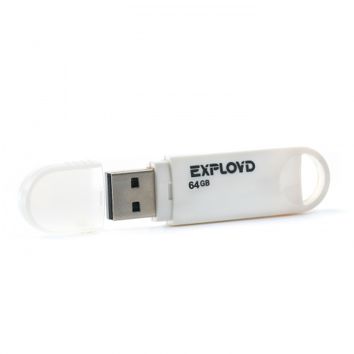 Флеш-накопитель USB 64GB Exployd 570 белый (EX-64GB-570-White) фото 3 Флеш-накопитель USB 64GB Exployd 570 белый (EX-64GB-570-White) фото 3