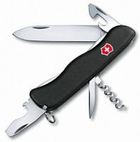 Нож перочинный Victorinox Picknicker, 111 мм., 11 функций, чёрный (карт. коробка) (0.8353.3)