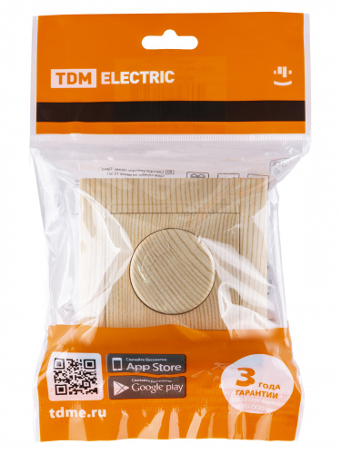 Светорегулятор RL 300 Вт сосна , с/у, "Лама" (8/96) TDM (SQ1815-0309) фото 2 Светорегулятор RL 300 Вт сосна , с/у, "Лама" (8/96) TDM (SQ1815-0309) фото 2