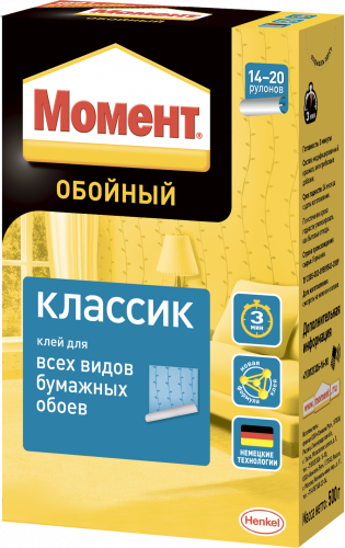 765166  Клей для обоев Момент 765166 классик 500 г (Б0057027)