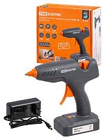 Пистолет клеевой аккумуляторный КПА-60, 11,3 мм, 12В, 2,2 А*ч Li-Ion, 60 Вт, Т=220 С "Алмаз" TDM (1/1/20) (SQ1024-0110)