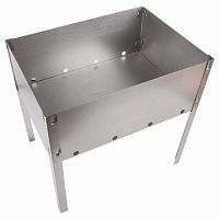 Мангал сборный "ПОХОДНЫЙ" в гофрированной картонной коробке СОКОЛ (1/10) (62-0004)