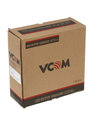 Кабель VCOM FTP 4 пары кат.5е (бухта 100м) (1/4) (VNC1010) фото 3 Кабель VCOM FTP 4 пары кат.5е (бухта 100м) (1/4) (VNC1010) фото 3