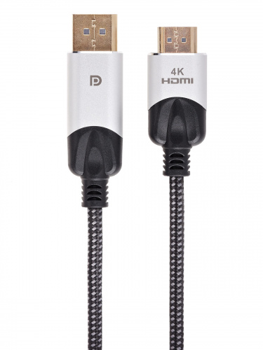 Кабель-переходник DisplayPort M-> HDMI M 4K@60Hz 1.8m VCOM (CG608M-1.8M) (1/60) фото 6