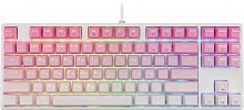 Клавиатура проводная игровая механическая REDRAGON Cass RU, RGB, розово-белая (1/10) (71878)