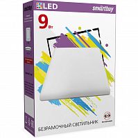 Светильник светодиодный SMARTBUY безрамочный BDLS квадрат 9Вт/6500К (SBL-BDLS-9-65K) (1/60)