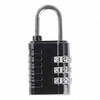 Замок SMARTBUY навесной кодовый , 3 цифры, (ШИФР 0-0-0), верт. (1/12/360) (SBT-LK-BAG3V)