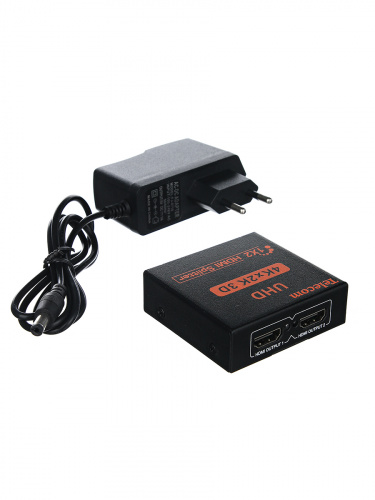 Разветвитель HDMI 1-->2 4k@30 HZ TELECOM <TTS7000> (1/50) фото 2