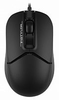 Мышь проводная A4TECH Fstyler FM12 (1200dpi) USB (3but), черный (1/60) (FM12 BLACK)