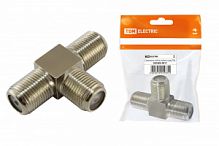 Соединитель кабеля тройник гнезда, инд. упаковка TDM (1/1000) (SQ1809-0017)