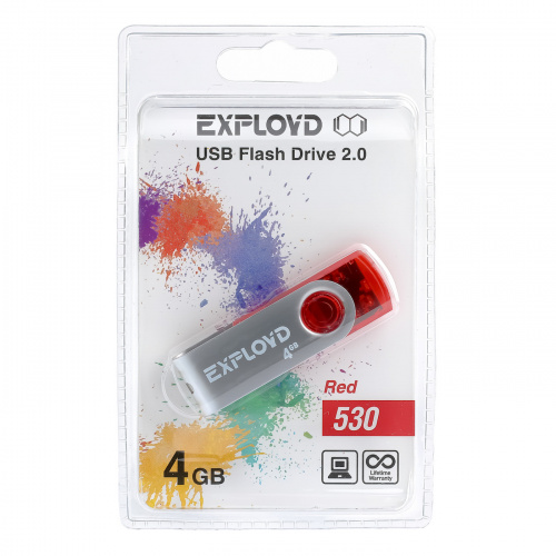 Флеш-накопитель USB 4GB Exployd 530 красный (EX004GB530-R) фото 8 Флеш-накопитель USB 4GB Exployd 530 красный (EX004GB530-R) фото 8