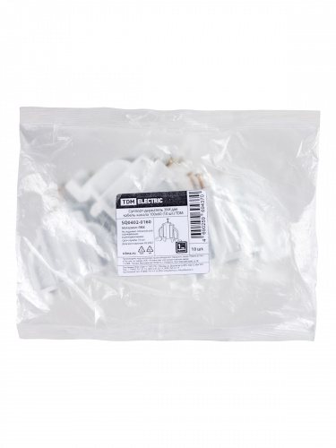 Суппорт-держатель ЭУИ для кабель-канала 100х60 (10 шт.) TDM (10/400) (SQ0402-0160) фото 2 Суппорт-держатель ЭУИ для кабель-канала 100х60 (10 шт.) TDM (10/400) (SQ0402-0160) фото 2