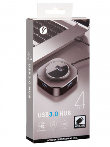 Переходник USB 3.0--> 4*USB 3.0 +microUSB 1m VCOM (DH307-1M)(1/100) фото 4