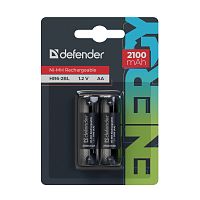 Аккумулятор DEFENDER HR6 (2100 mAh) АА Ni-MH BL2 (20/200) (56502)