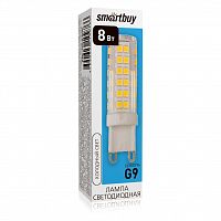 Лампа светодиодная SMARTBUY G9 8Вт 220В 6000К (10/500) (SBL-G9-8-60K)