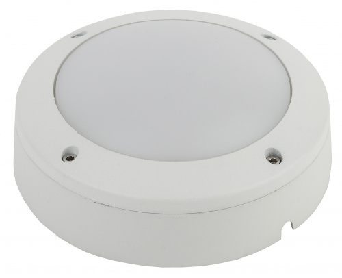 Светильник ЖКХ светодиодный ЭРА SPB-7-12-R антивандальный IP65 12Вт 1140Лм 5000К D145 КРУГ (1/24) (Б0030243) фото 3