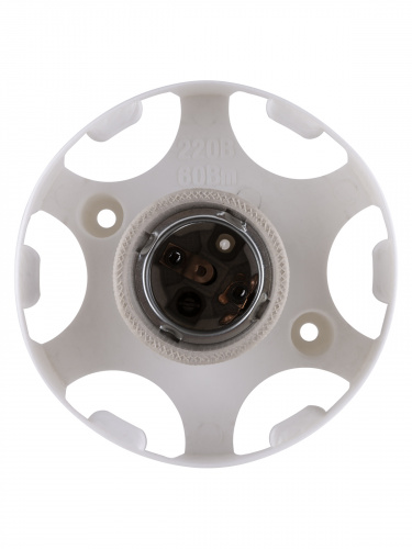 Корпус TDM НББ 64-60 прямой под лампу Е27 с инд. стикером IP20 белый (24/24) (SQ0314-0012) фото 4