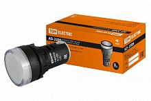 Лампа AD-22DS(LED)матрица d22мм белый 12В AC/DC TDM (SQ0702-0015)