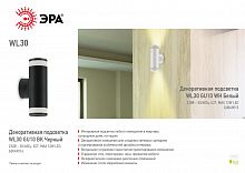 Светильник ЭРА WL30 WH декоративный накладной настенный под лампу 2хGU10 (2 шт), IP20, для интерьера, белый (1/40) (Б0049015)