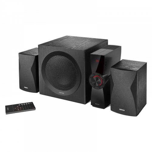 Колонки EDIFIER CX7 black (4 шт.).5 динам.Вых.мощ:69Вт.Bth5.0.компл:колон.каб.3шт.,RCA ауд.каб,3.5мм ауд.каб.,пульт ДУ (1/1) (80002993) фото 4