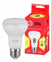 Лампа светодиодная ЭРА RED LINE LED R63-8W-827-E27 R Е27 / E27 8 Вт рефлектор теплый белый свет (1/100) (Б0050701)