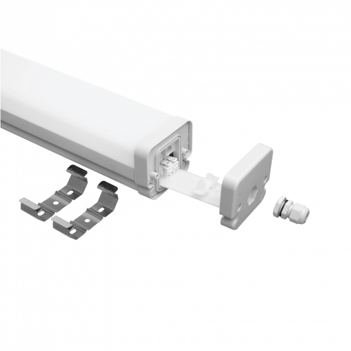 Светильник светодиодный WOLTA PRO НеоПРОМ с БАП ДСП05-27-041-4К 580x83x70 мм IP67 2900 лм 4000K Матовый ЕМ1 27 Вт с блоком аварийного питания 1/1 фото 4
