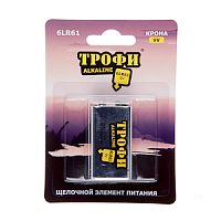 Элемент питания Трофи 6LR61-1BL ENERGY POWER Alkaline (12/96/6144) (C0034928)