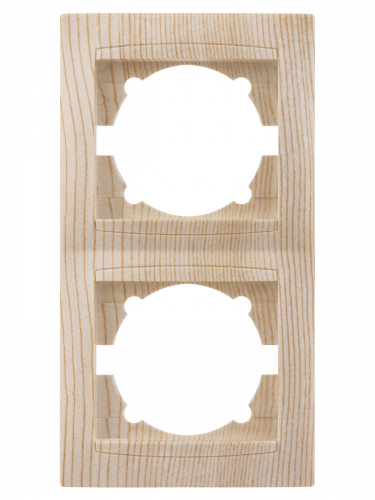 Рамка 2-х постовая вертикальная сосна , с/у, "Лама" (20/240) TDM (SQ1815-0333) фото 4 Рамка 2-х постовая вертикальная сосна , с/у, "Лама" (20/240) TDM (SQ1815-0333) фото 4