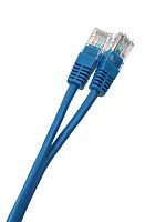 Патч-корд литой AOPEN UTP кат. 5е, синий, 2 м. (1/100) (ANP511_2M_B)