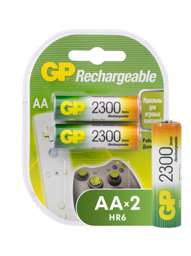Аккумулятор GP  R6 (2300 mAh) (2бл)   (2/20/200) (4891199062889)