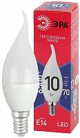 Лампа светодиодная ЭРА RED LINE LED BXS-10W-865-E14 R E14 / Е14 10Вт свеча на ветру холодный дневной свет (1/100) (Б0045343)