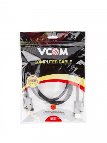 Кабель соединительный DP--> DP v1.4, 8K@60Hz, 1.5m VCOM <CG632-1.5M> (1/50) фото 4