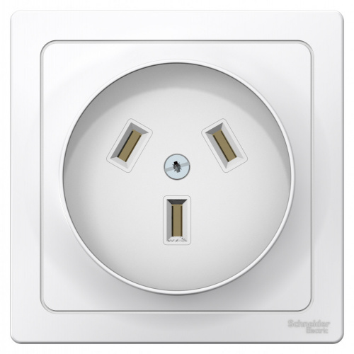 Розетка 1-м С/У BLANCA 32А IP20 250В 2P+N бел. Systeme Electric BLNSR003231 (1/6/36)