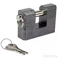 Замок навесной, размер: 68x53 мм (1/10/40) (105211)