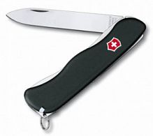 Нож перочинный Victorinox Sentinel, 111 мм., 4 функции, чёрный (карт. коробка) (0.8413.3)