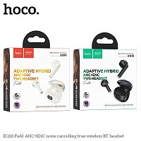 Наушники внутриканальные HOCO EQ18 Field, пластик, bluetooth 5.4, микрофон, цвет: чёрный (1/14/140) (6942007644129)