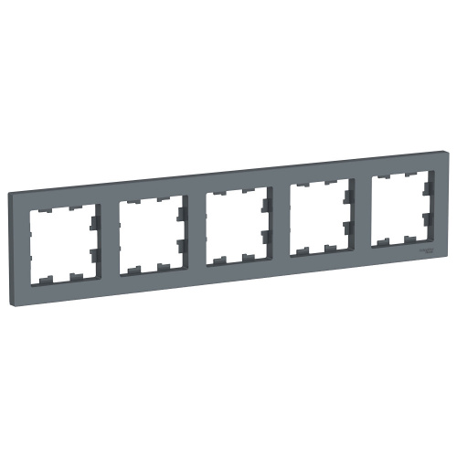 Рамка 5-м ATLASDESIGN универс. грифель Systeme Electric ATN000705 (1/5/20) Рамка 5-м ATLASDESIGN универс. грифель Systeme Electric ATN000705 (1/5/20)