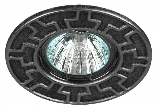 Светильник ЭРА ST5 CH/BK штампованный MR16 12V/220V 50W черный/хром (100/2800) (Б0036485) фото 4