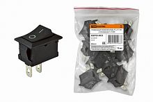 Клавишный переключатель YL-211-05 черный 2 положения 1з TDM (1/4000) (SQ0703-0023)