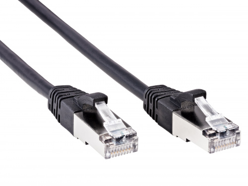 Патч-корд литой iOpen FTP кат.5e (7/0.16) черный 0,5m <ANP522B-BK-0.5M>