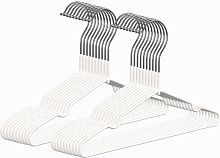 Набор вешалок для одежды DEFENDER HOME CLH-273 белый, 20 шт, металл, 30 см (1/12) (28276)