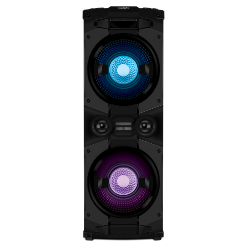Колонка портативная SVEN АС PS-1500 (500 Вт, напольная, Bluetooth, FM, USB, LED-дисплей, ~230В), черный (1/1) (SV-022020) фото 7