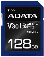 Карта памяти SDXC  128GB  A-Data Class 10 UHS-I U3 V30S (100/85 Mb/s) (ASDX128GUI3V30S-R)